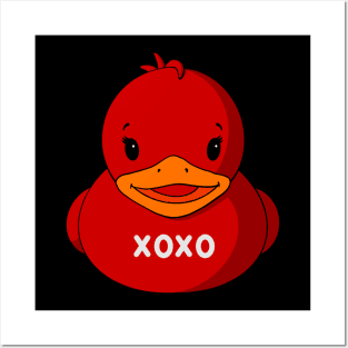 Valentine Rubber Duck Posters and Art